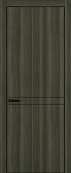 Схожие товары - Дверь Z K13 toppan дуб темный, ALU кромка черная, молдинг черный, глухая