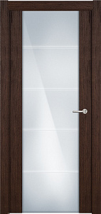Недавно просмотренные - Дверь Статус VERSIA 222 орех, стекло каленое 8 мм с горизонтальной гравировкой