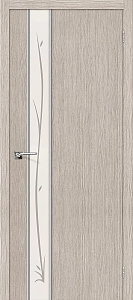 Недавно просмотренные - Дверь Браво Глейс-1 Twig 3D капучино, зеркало белое художественное