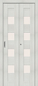 Схожие товары - Дверь 180 градусов Браво-23 экошпон бьянко вералинга, сатинато белое "Magic Fog"