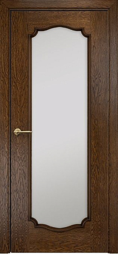 Дверь Оникс Венеция 2 дуб коньячный, сатинат