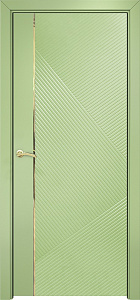 Недавно просмотренные - Дверь Оникс Нова эмаль фисташковая молдинг золото, глухая