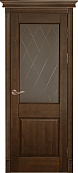 Схожие товары - Дверь ОКА массив ольхи Элегия античный орех, стекло графит с фрезеровкой