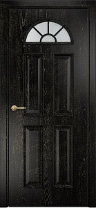 Недавно просмотренные - Дверь Оникс Бостон эмаль черная патина золото, глухая