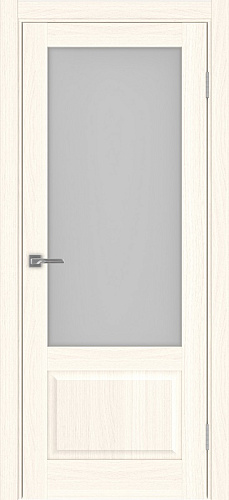 Дверь Эко 640.21 ОФ3 ясень светлый, сатинат