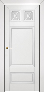 Недавно просмотренные - Дверь Оникс Шанель 2 фрезерованная эмаль белая, сатинато с решеткой