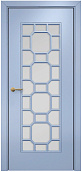Схожие товары - Дверь Оникс Турин фрезерованная эмаль голубая, сатинато с решеткой №3
