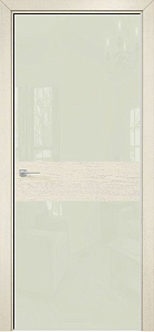 Недавно просмотренные - Дверь Оникс Соло 2 эмаль слоновая кость патина серебро, глухая, Lacobel RAL 1013
