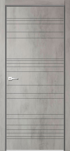 Дверь V Лоярд эмалит Севилья 20 бетон светлый, глухая