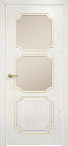 Недавно просмотренные - Дверь Оникс Валенсия фрезерованная, эмаль белая патина золото, сатинат бронза