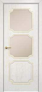Недавно просмотренные - Дверь Оникс Валенсия фрезерованная, эмаль белая патина золото, сатинат бронза