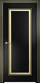 Схожие товары - Дверь Оникс Турин фрезерованная №2 эмаль черная патина золото, глухая