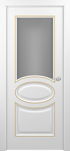 Недавно просмотренные - Дверь Z Provans Т2 эмаль White patina Gold, сатинат