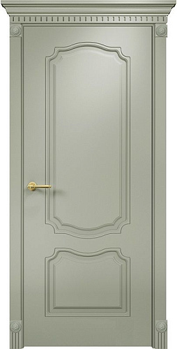 Дверь Оникс Венеция фрезерованная эмаль RAL 7038, глухая