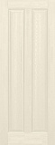 Дверь ОКА браш массив сосны Соренто эмаль слоновая кость, глухая
