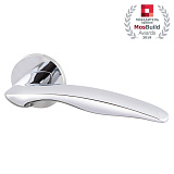 Межкомнатная ручка Armadillo Wave URS CP-8 Хром