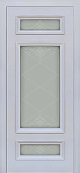 Схожие товары - Дверь ДР Prestige Неаполь 3 шпон серый шелк Ral 7047, стекло Версаль