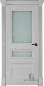 Недавно просмотренные - Дверь ДР Elegante classico шпон Барселона perla с широким фигурным багетом, стекло Квадро