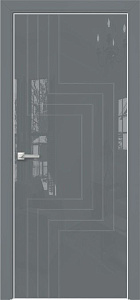 Недавно просмотренные - Дверь Оникс Арт, лакобель серый RAL 7040, гравировка №2