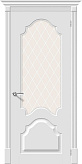 Схожие товары - Дверь Браво Скинни-33 эмаль белая, сатинато белое художественное "White Сrystal"