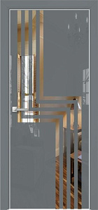 Недавно просмотренные - Дверь Оникс Арт, лакобель серый RAL 7040, зеркало №1