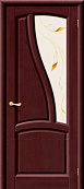 Схожие товары - Дверь Vi Lario массив сосны Рафаэль махагон, сатинато белое, «polimer-line»