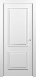 Недавно просмотренные - Дверь Z Venecia Т2 эмаль White patina Silver, глухая