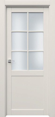 Дверь Парн2Р6с эмаль RAL 9001, сатинат