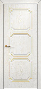 Недавно просмотренные - Дверь Оникс Валенсия фрезерованная, эмаль белая патина золото, глухая