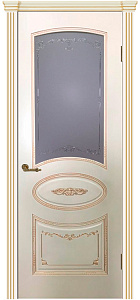 Недавно просмотренные - Дверь Вуаль эмаль RAL 1013 патина шампань, стекло сатинат