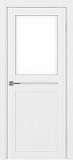 Дверь Эко 520.221 белый лед, lacobel белый