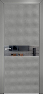 Недавно просмотренные - Дверь Оникс Вирджиния эмаль RAL 7036, глухая с зеркальной вставкой