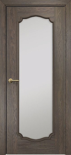 Дверь Оникс Венеция 2 дуб античный, сатинат