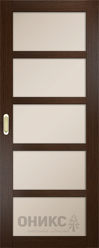 Перегородка Оникс №4 венге, сатинат бронза