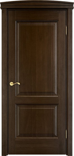 Дверь ПМЦ массив дуба Д13 мореный дуб, глухая