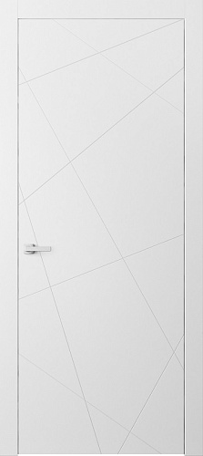 Дверь Гео эмаль белая, глухая