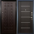 Недавно просмотренные - Входная металлическая дверь Лекс Гладиатор 3К Черная шагрень/панель №24 Венге