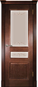 Схожие товары - Дверь Покровские двери Оливия темный орех, стекло бронза с гравировкой АП-47