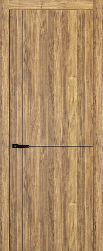 Дверь Z K17 toppan орех грецкий, молдинг черный, глухая