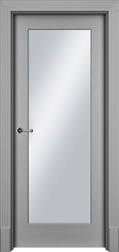 Дверь Нфс эмаль серая, сатинат