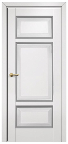 Дверь Оникс Тоскана 4 эмаль белая/RAL 7040, глухая
