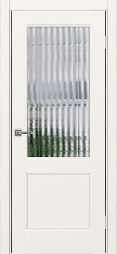 Дверь Эко Neo 502.21 бежевый, стекло мору