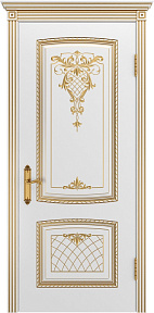Недавно просмотренные - Дверь Шейл Дорс Симфония 2 В3 эмаль белая с золотой патиной, глухая
