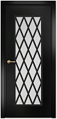 Схожие товары - Дверь Оникс Турин фрезерованная эмаль черная, сатинато с решеткой №4