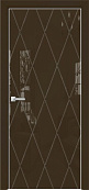 Схожие товары - Дверь Оникс Арт, лакобель коричневый RAL 8028, гравировка №11