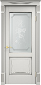 Схожие товары - Дверь Итальянская Легенда массив ольхи ОЛ6.2 белый грунт с патиной серебро, стекло 6-2