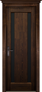 Недавно просмотренные - Дверь ОКА браш массив сосны Милан античный орех, стекло графит