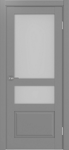 Дверь Эко 631.221 ОФ3 серый, сатинат