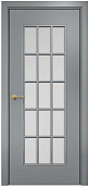 Схожие товары - Дверь Оникс Турин фрезерованная эмаль RAL 7040, сатинато с решеткой №2