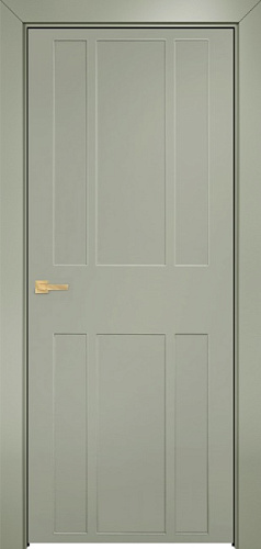 Дверь Оникс Оксфорд 2 фрезерованная эмаль RAL 7038, глухая